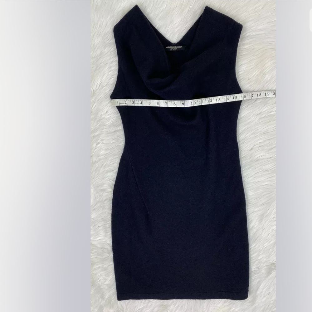 All Saints Boiled Wool Cowl Neck Dress Sz 6 - Picture 8 of 9